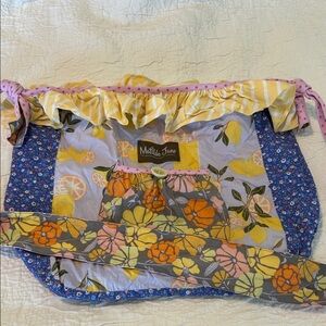 Matilda Jane Lemon and Floral Apron with Ruffle